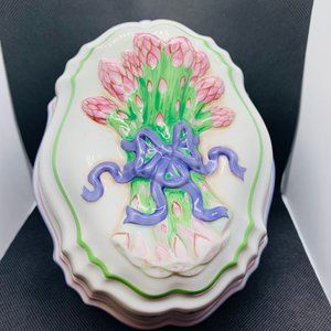 Vintage 1986 Le Cordon Bleu Asparagus Flowers Mold The Franklin Mint